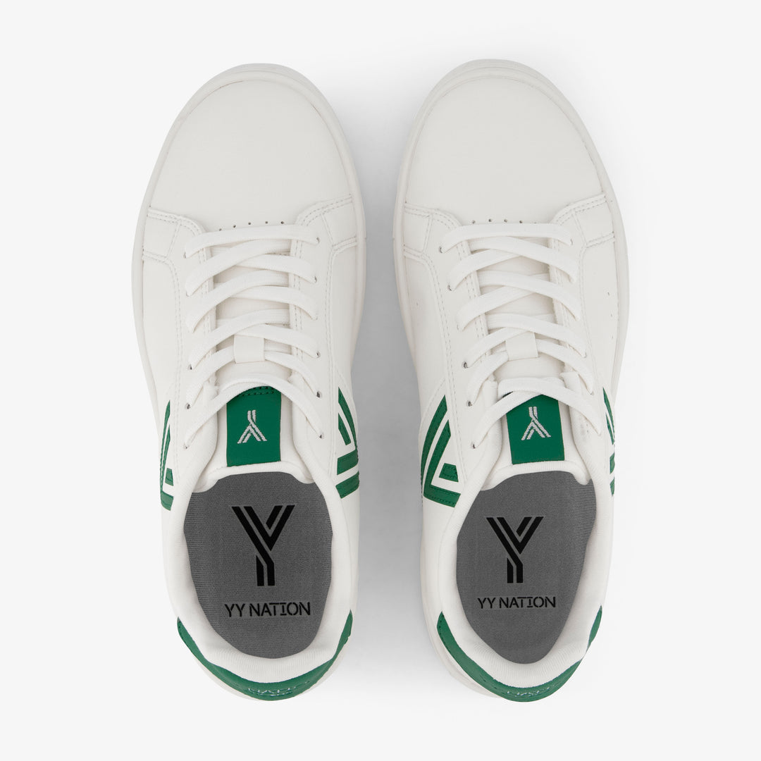 (取寄) YYネーション レディース フラクタス カクタス シューズ - ウィメンズ YY Nation women Fractus Cactus Shoe - Women's White/Sky Blue/White Fractus Cactus Women White / Green / White – YY Nation