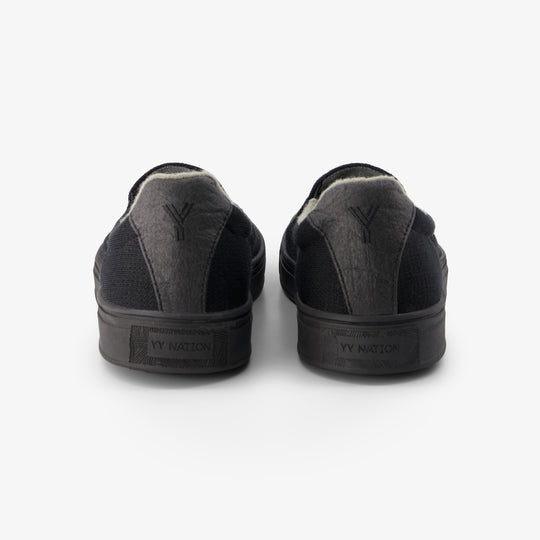 YY Nation Shoes Mens Size 10 Nimbo Bamboo Black Bamboo Slip On Sneakers *NWT* Nimbo Bamboo - Black / Black – YY Nation main image 4